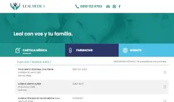 Nueva Cartilla Digital de Leal Médica